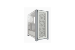 CORSAIR Geh Midi iCUE 4000X RGB (Tempered Glass) White