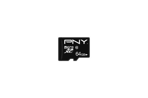 SD MicroSD XC Card 64GB PNY Performance Plus Cl.10 retail