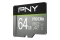SD MicroSD XC Card 64GB PNY Pro Elite R100MB/s W60MB/s reta
