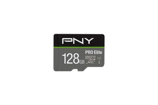 SD MicroSD XC Card 128GB PNY Pro Elite R100MB/s W90MB/s reta