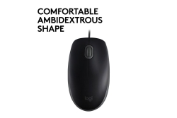 Logitech USB Mouse B110 black