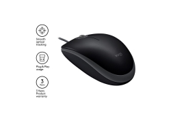 Logitech USB Mouse B110 black