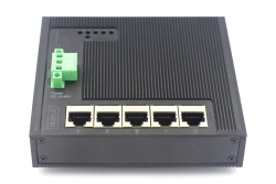 DIGITUS Switch Ind. 5-Port Gigabit Flat Unmanaged schwar