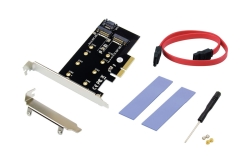 CONCEPTRONIC M.2 4xPCIe3.0 Card M.2 SATA/M.2 NVMe SSD
