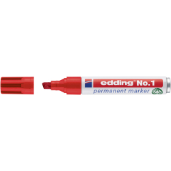 No.1 Permanentmarker - nachfüllbar, 1 - 5 mm, rot