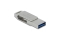 DELOCK USB 3.2 Gen1 USB-C+Typ-A Speicherstick 64 GB - Metall