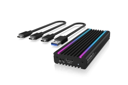 IcyBox Externes Type-C Gehäuse für M.2 NVMe SSD extern retail