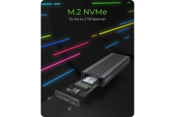 IcyBox Externes Type-C Gehäuse für M.2 NVMe SSD extern retail