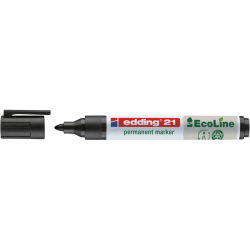 21 Permanentmarker EcoLine - 1,5 - 3 mm, schwarz,...