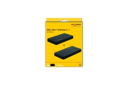 DELOCK Switch KVM HDMI / USB-C 4k 60Hz USB2.0