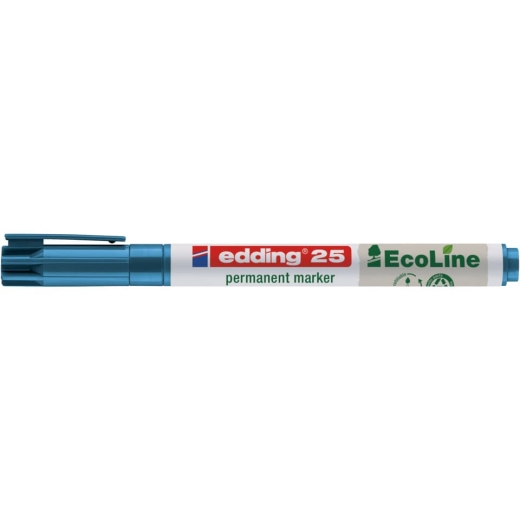 25 Permanentmarker EcoLine - 1 - 5 mm, blau, nachfüllbar