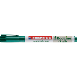 25 Permanentmarker EcoLine - 1 - 5 mm, grün,...