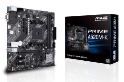 ASUS PRIME A520M-K (AMD,AM4,DDR4,mATX)