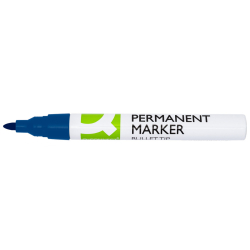 Permanentmarker, Rundspitze, ca. 2 - 3 mm, blau