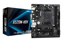 ASRock A520M-HDV AM4 mATX VGA/HDMI/DVI DDR4 retail