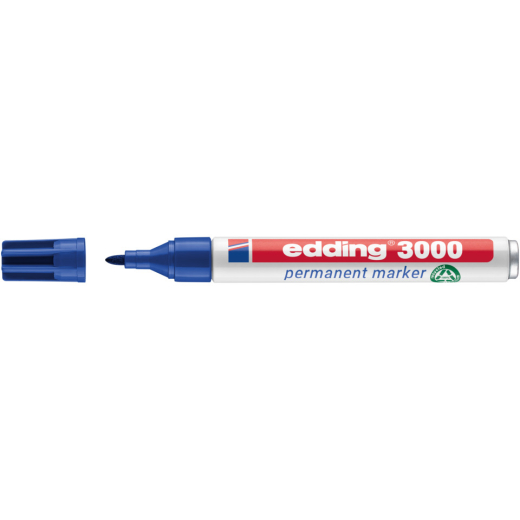 3000 Permanentmarker - nachfüllbar, 1,5 - 3 mm, blau