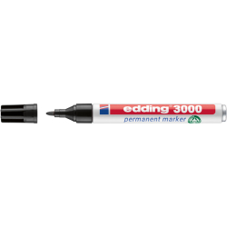 3000 Permanentmarker - nachfüllbar, 1,5 - 3 mm, schwarz