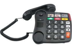 Olympia Telefon 4500 schnurgebunden +Großtasten schwarz