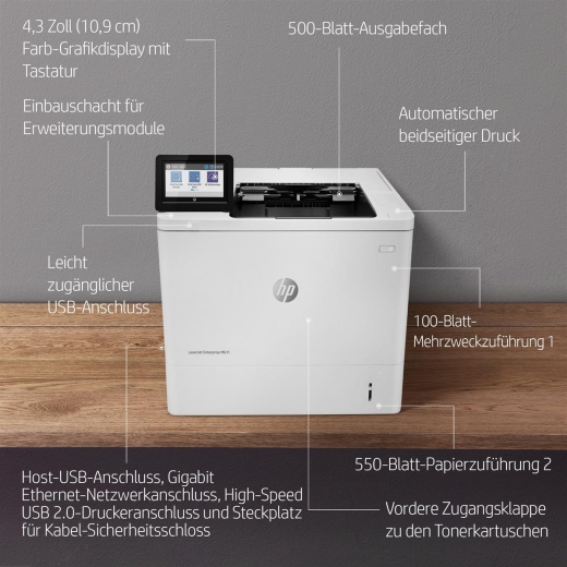 HP Laserjet Enterprise M611dn 7PS84AB19