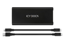 ICYNano M.2 NVMe PCIe SSD to USB 3.2 Gen 2 (10Gbps) ext.