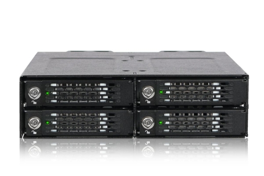 IcyDock 4x M.2 NVMe to 4x MiniSAS HD in 1x 5.25 bay mob rac