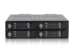 IcyDock 4x M.2 NVMe to 4x MiniSAS HD in 1x 5.25 bay mob rac