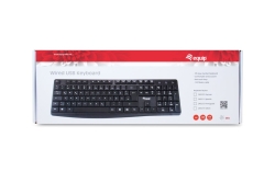 Equip Tastatur Kabelgebunden DE schwarz 1.50m