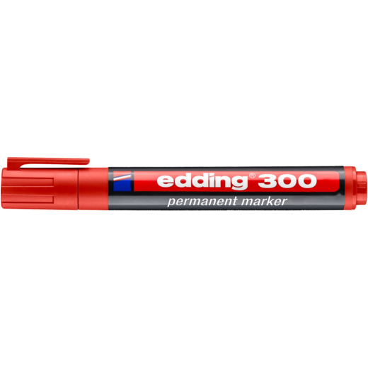 300 Permanentmarker - nachfüllbar, 1,5 - 3 mm, rot