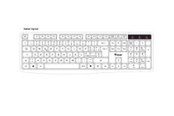 Equip Tastatur Kabelgebunden IT schwarz 1.50m