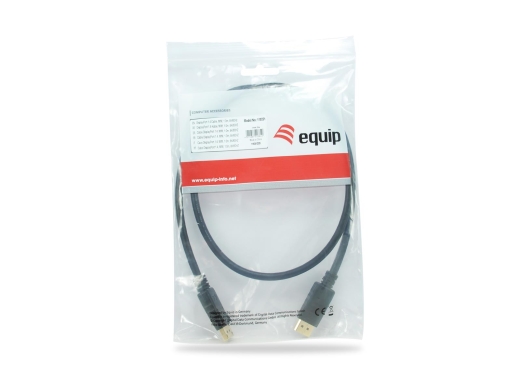 Equip DisplayPort 1.4 8K/60Hz St/St 1.00m schwarz