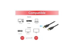 Equip DisplayPort 1.4 8K/60Hz St/St 5.00m schwarz