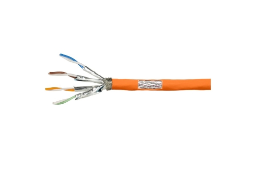 Logilink Verlegekabel S/FTP Cat7 AWG23 1000MHz orange 200,0m