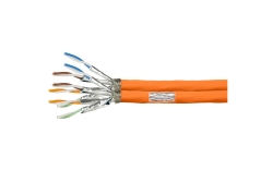 Logilink Verlegekabel S/FTP Cat7 AWG23 1000MHz,orange,duplex