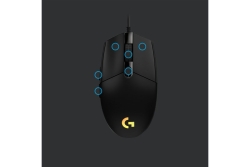 Logitech Gaming Maus G203 Lightsync USB retail