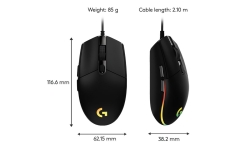 Logitech Gaming Maus G203 Lightsync USB retail