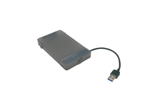 Logilink Adapter USB 3.0 auf 2,5 SATA mit Schutzhülle,schw.