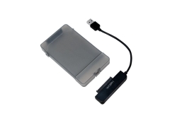 Logilink Adapter USB 3.0 auf 2,5 SATA mit Schutzhülle,schw.