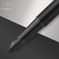 Parker IM Füller | Mattschwarz mit schwarzen...