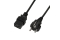 Logilink Power Cord, CEE 7/7-IEC C19, black, 1,80m
