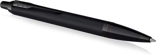 Parker 2127618 IM Kugelschreiber Mattschwarz mit schwarzem Rand mittlere Spitze mit blauer Tinte Geschenkbox