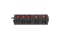 Logilink Steckdosenleiste 4-fach,4xCEE 7/3,m. 5Schalter,schw