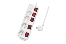 Logilink Steckdosenleiste 4-fach,4xCEE 7/3,m....
