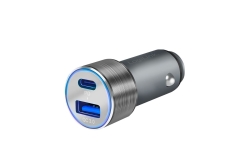 Logilink USB Kfz Ladeadapter 2Port 1xUSB-C PD,1xUSB-A QC,36W