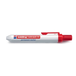 Permanentmarker Retract 11 - 1,5 - 3 mm, rot