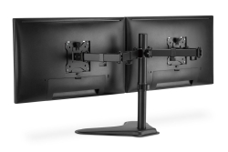 DIGITUS Tischfuss 15-32 2TFT 4Gelenke schwarz Max.8KG