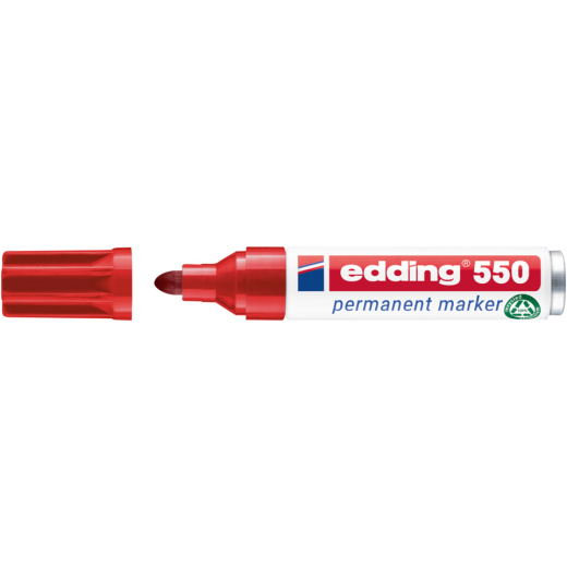 550 Permanentmarker - 3 - 4 mm, rot, nachfüllbar
