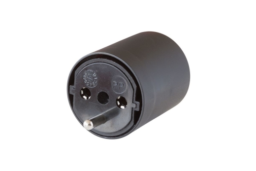 Brennenstuhl FIX-Adapter DE/CH schwarz 230V 3pol T12-Schuko