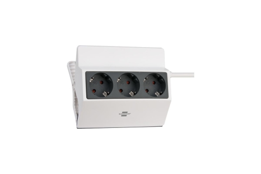 Brennenstuhl Steckdosenleiste 3x 3m ws/anth