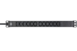 Brennenstuhl Steckdosenleiste Alu-Line 48.3cm 12xC13 2m