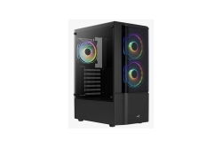 AeroCool Geh Midi Quantum v3 Black MicroATX/ATX/MiniITX
